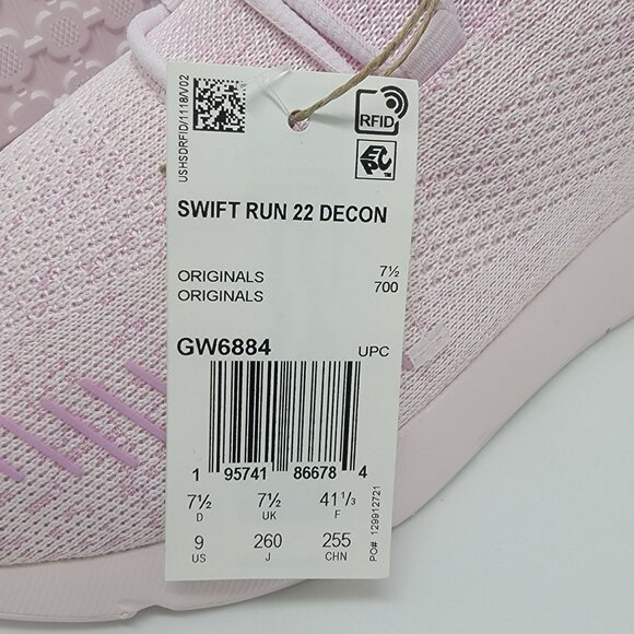 ❤️Adidas Originals Swift Run 22 Decon Women Comfy Shoes Sz 9 Pink Purple GW6884 - Picture 7 of 10